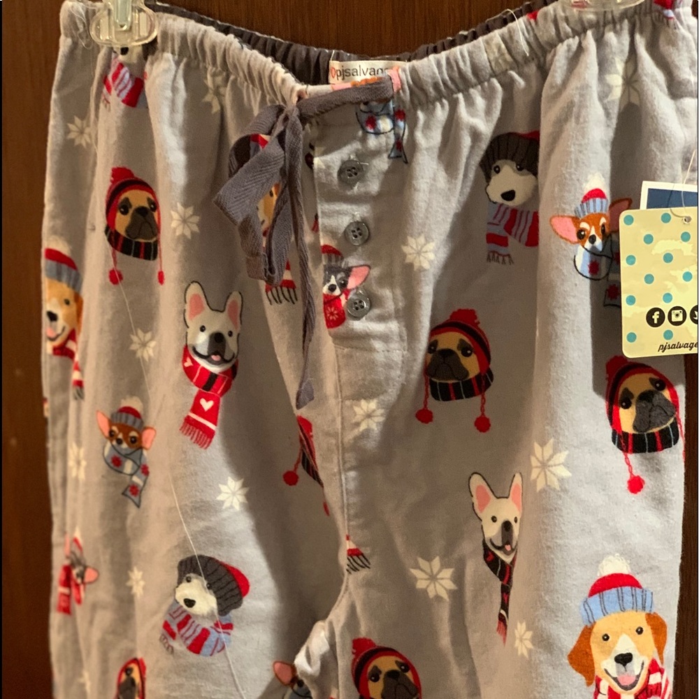Frenchie gray pajamas PJ Salvage